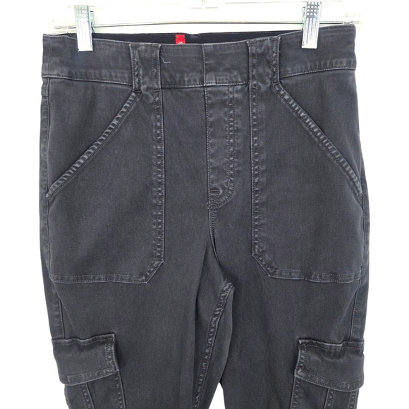 Spanx Stretch Twill Ankle Cargo Pants Gray Womens Large Tall Skinny - Picture 5 of 12
